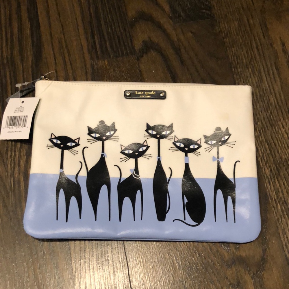 Kate Spade Gia Jazz Cats clutch bag